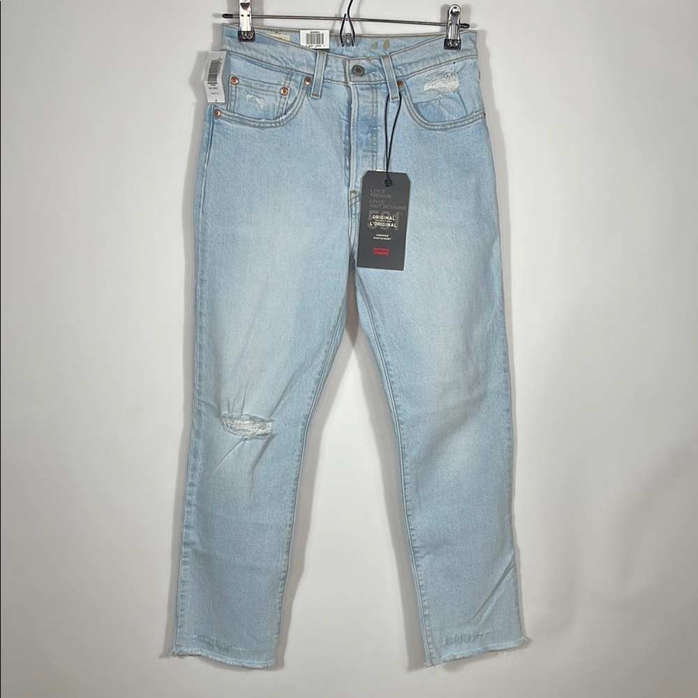 Levi's 501 Light Blue Jeans